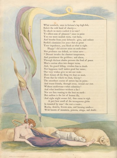 Pensieri notturni di Young, Pagina 10 da William Blake